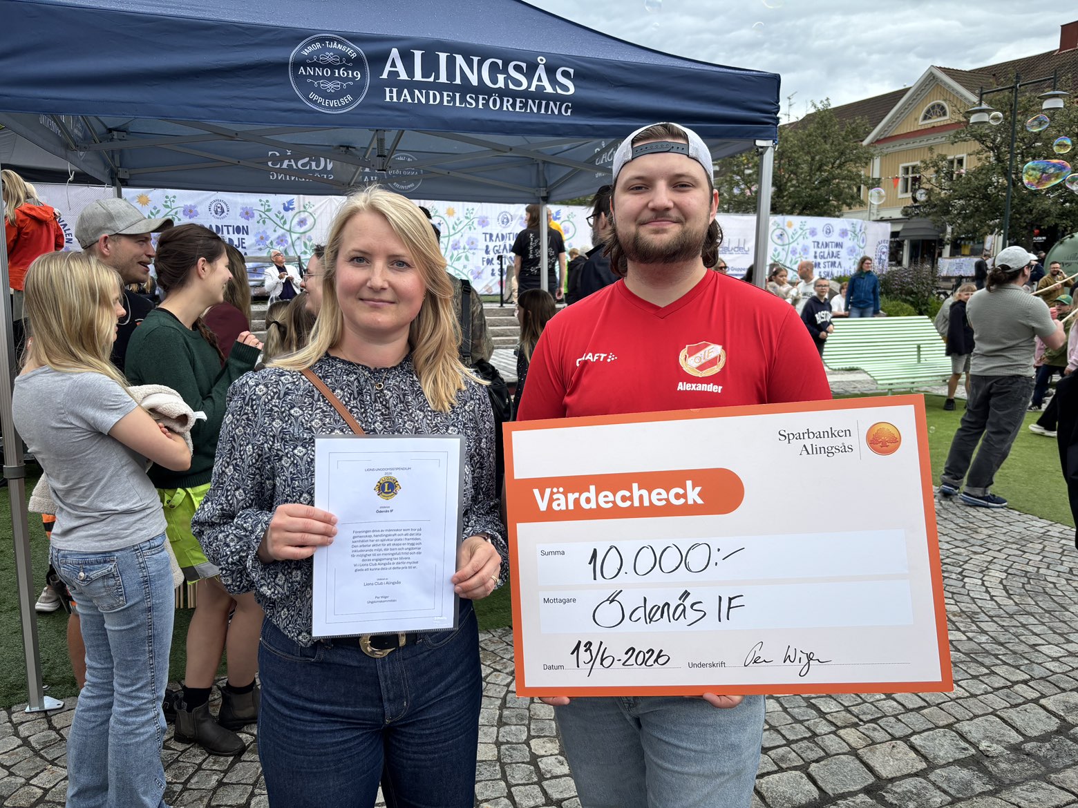 Ödenäs IF tilldelas stipendium!